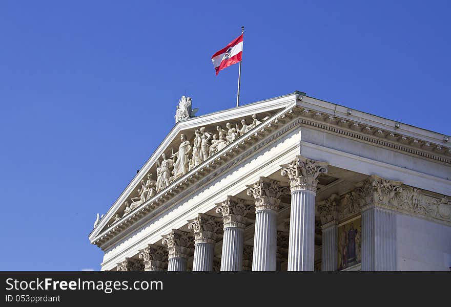 Austrian Parliament in Vienna