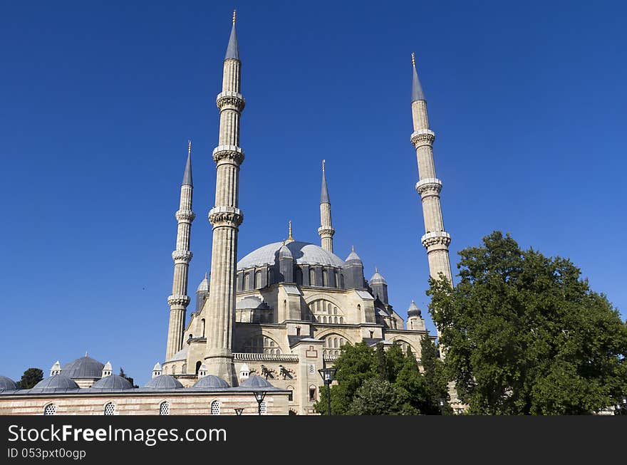 Selimiye Mosque, Built By Mimar Sinan, Edirne, Turkey