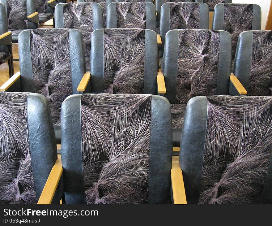 Conference Room With Dark Chairs