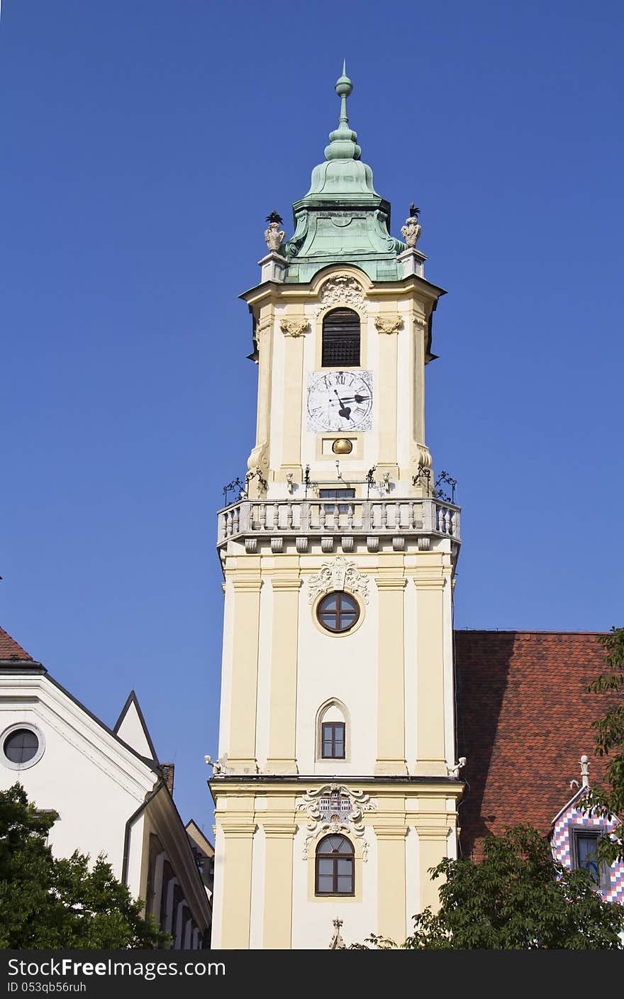 City Hall in the Old Town of Bratislava, Slovakia