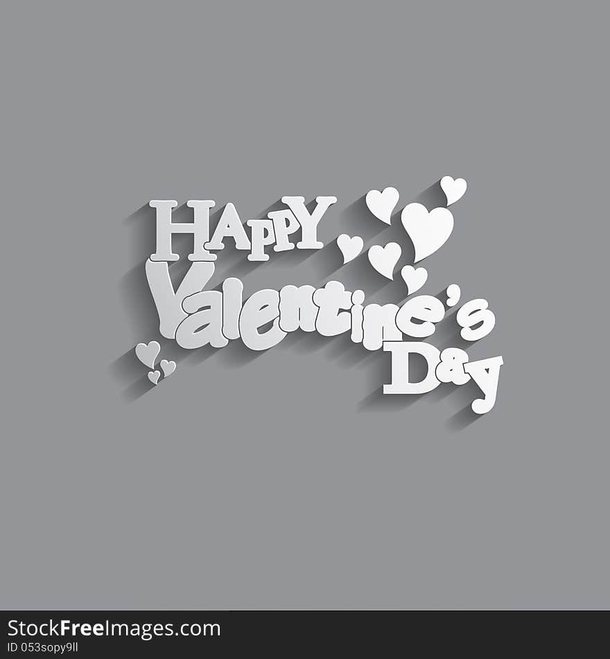 Valentines Day background with letter design with a nice text. Valentines Day background with letter design with a nice text.