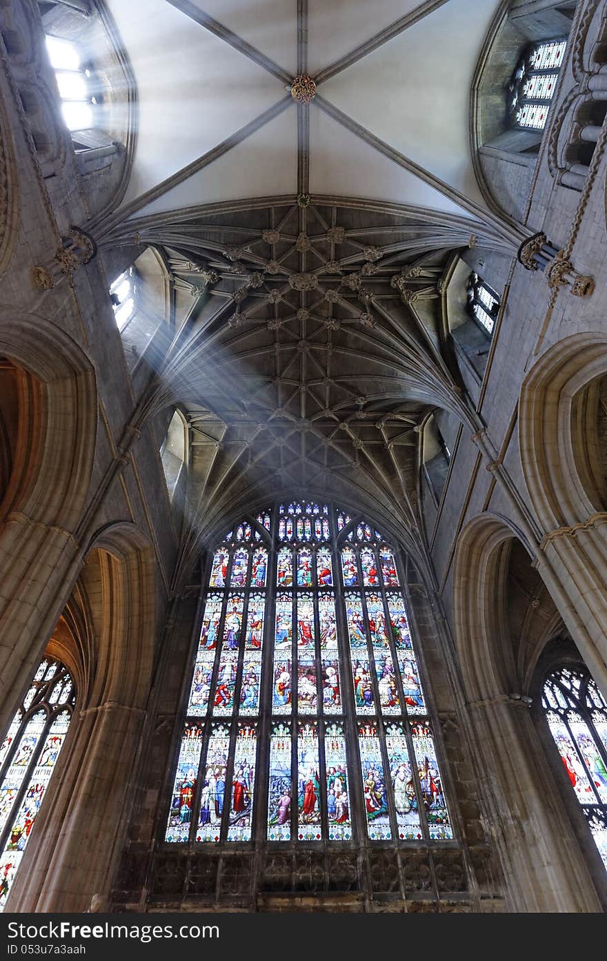 Image taken in Gloucester cathedral, Gloucester, England, 2010. Image taken in Gloucester cathedral, Gloucester, England, 2010