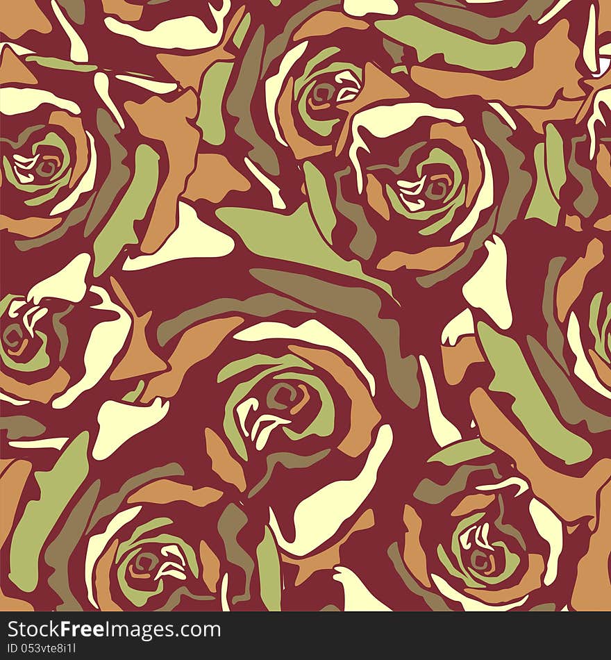 Floral seamless texture