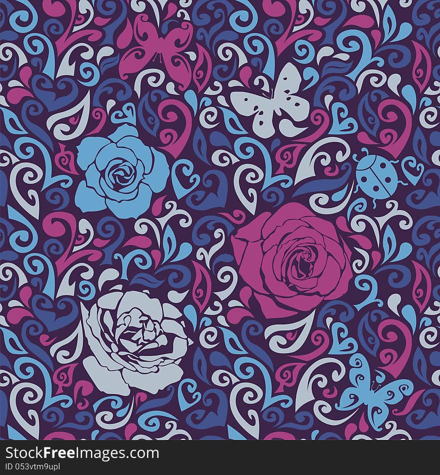 Floral Seamless Texture