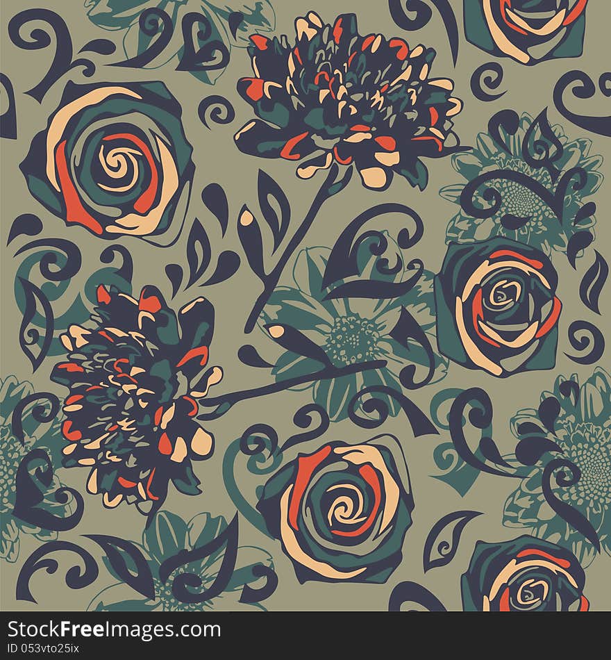 Floral Seamless Texture