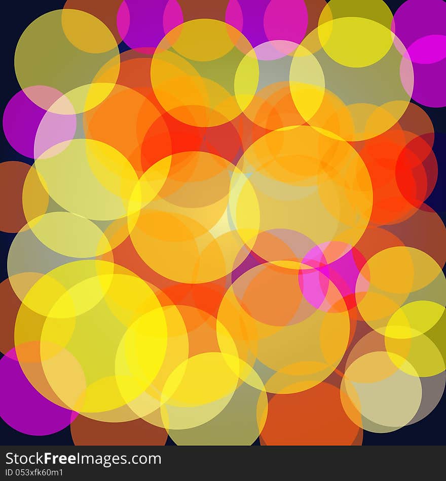 Colorful bokeh background