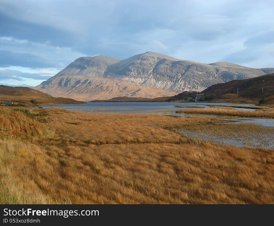 Arkle and Loch Stack, North West Highlands of Scotland