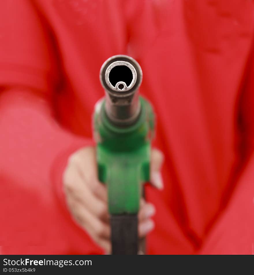 Oil dispenser in Gas Station service