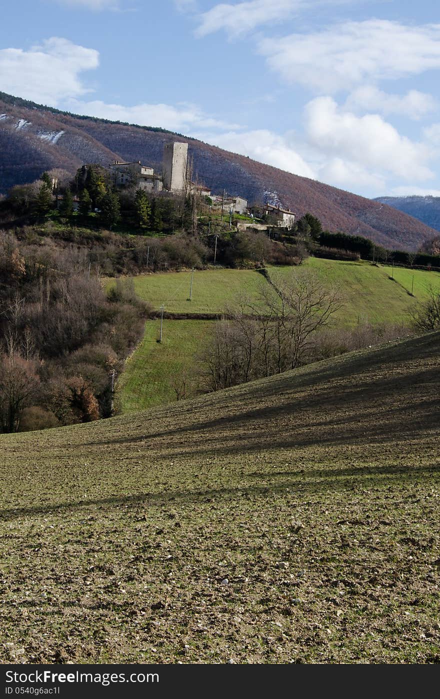 Marche landscape