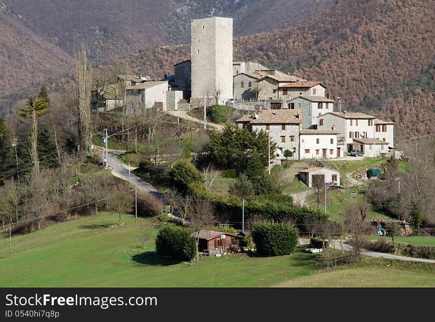 Salmoregia is a small marche village