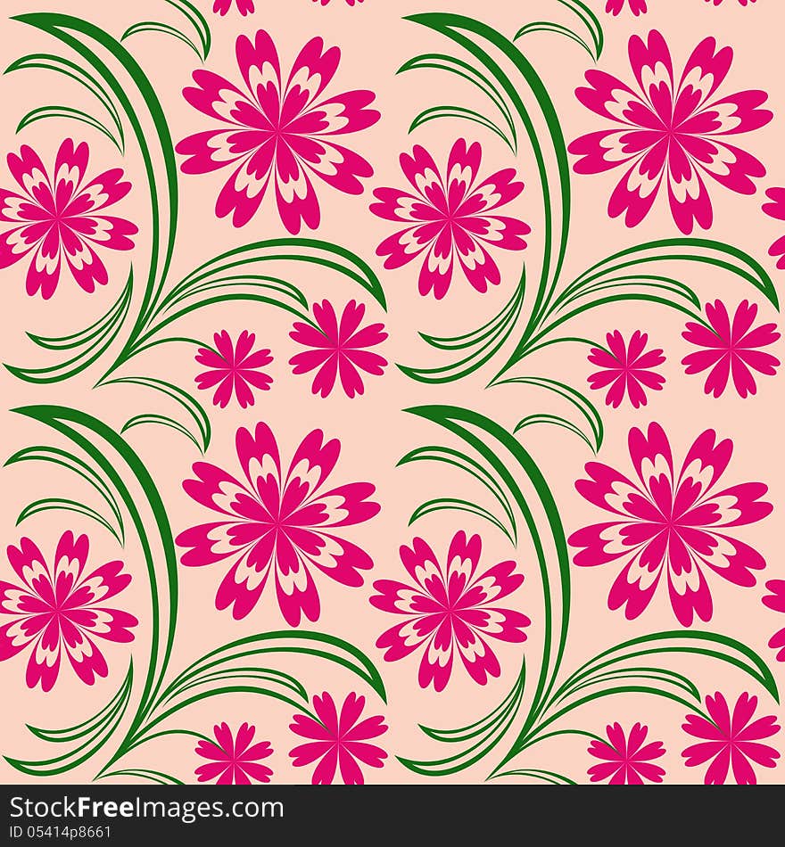 Floral Seamless Pattern.