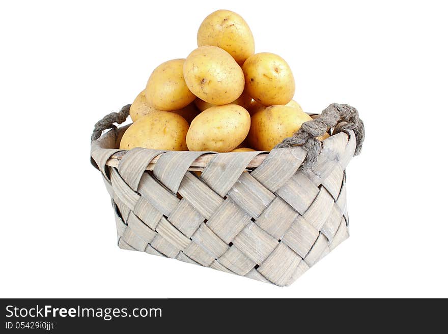 Stack of potatoes