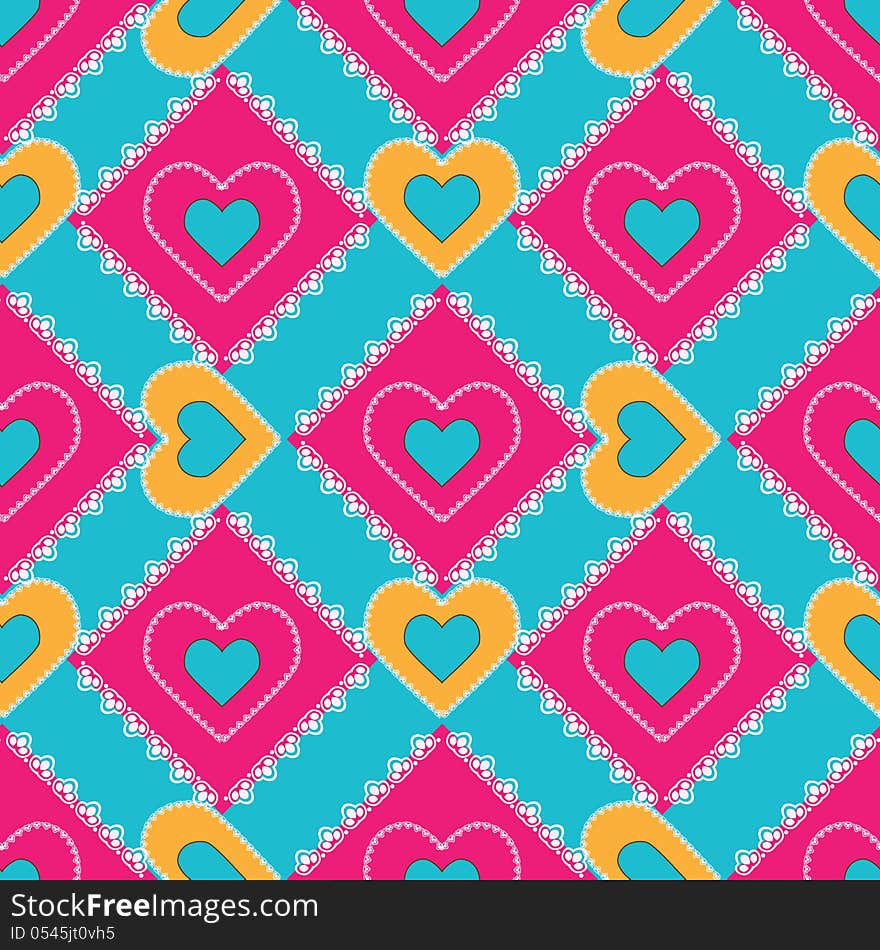 Patchwork seamless pattern