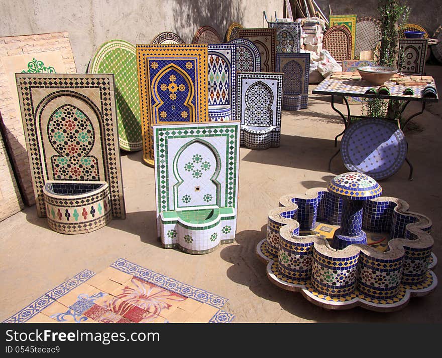 Products From Moroccan Mosaics