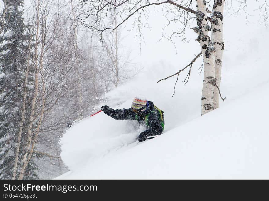 Freeride in Siberia