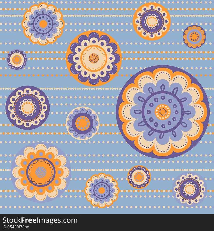 Geometrical pattern with flowers in dust-rose colors, seamless  background. For fashion textile, cloth, backgrounds. Geometrical pattern with flowers in dust-rose colors, seamless  background. For fashion textile, cloth, backgrounds.