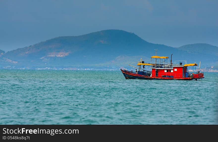 Sea from Pattaya, Thailand. Sea from Pattaya, Thailand.