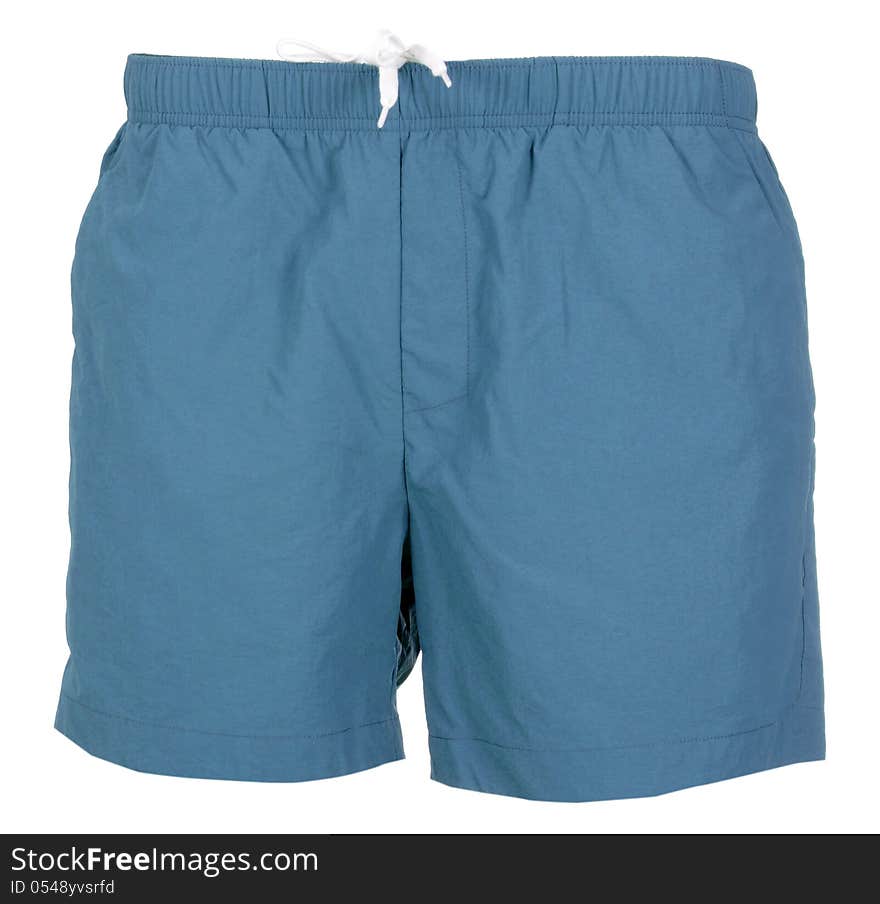 Blue Shorts Isolated