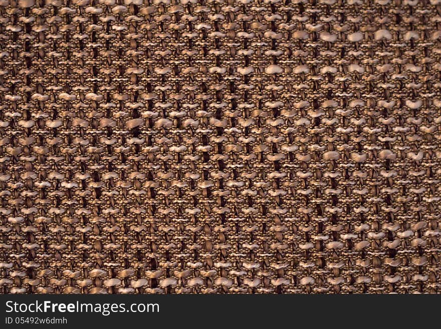 Textile and texture in brown shades