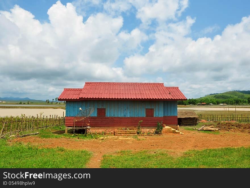 Tipical laotian country house