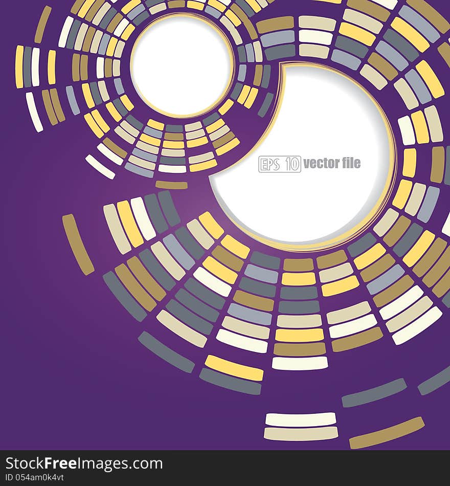 Abstract technology circles  background