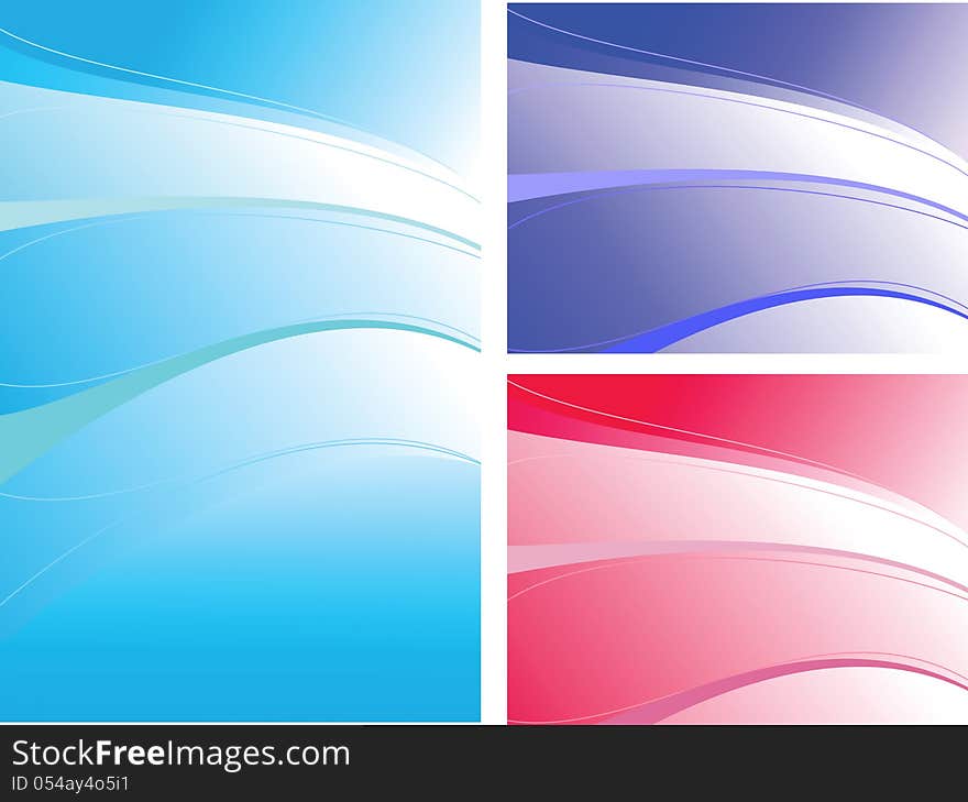 Abstract background with different color options