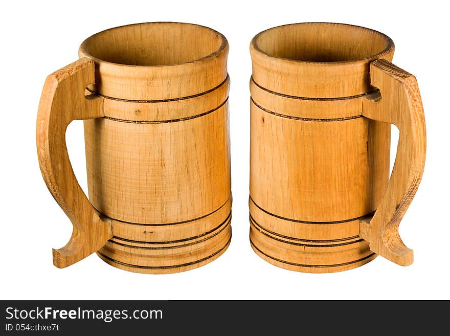 Wooden mugs