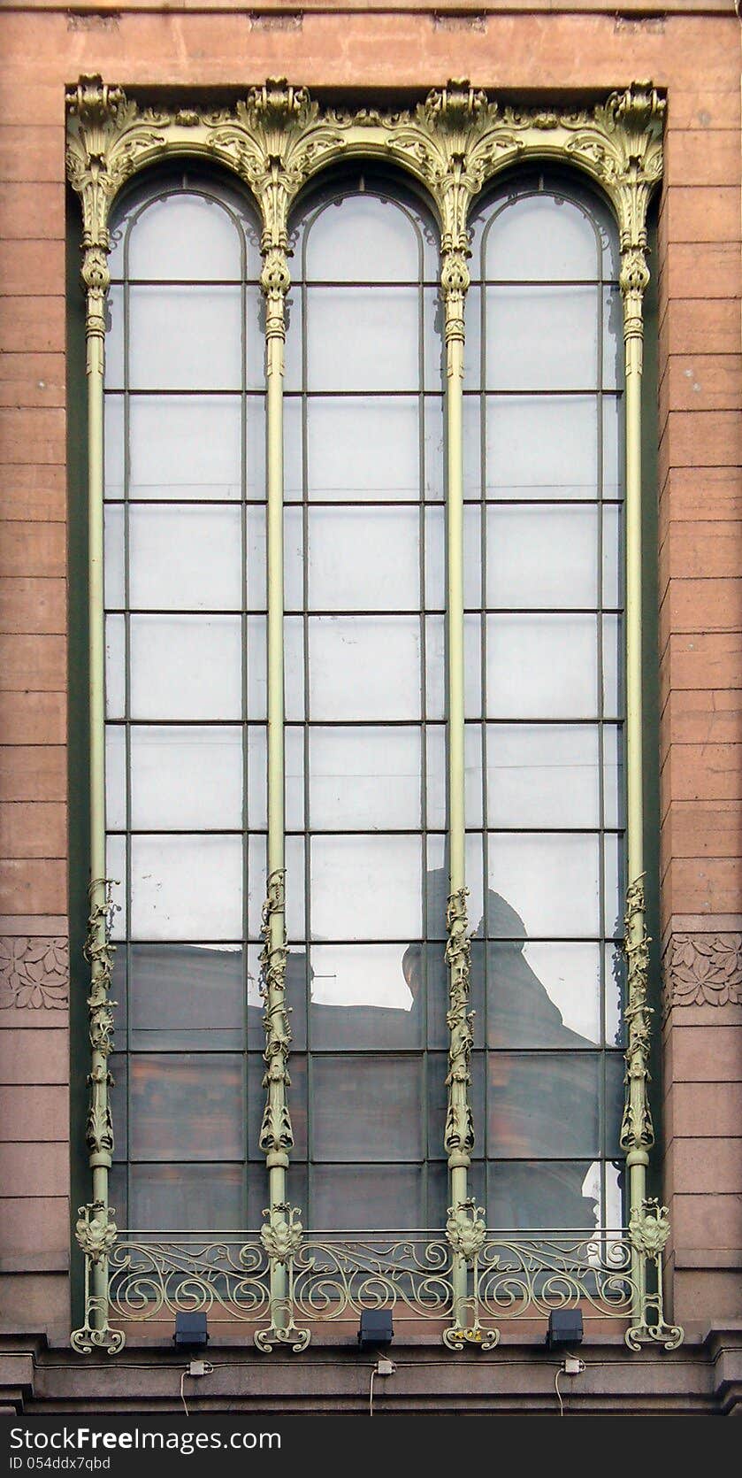 Window shop brothers Eliseevyh in St. Petersburg on Nevsky Prospekt. Art Nouveau architecture, decor, growth sculpture. Window shop brothers Eliseevyh in St. Petersburg on Nevsky Prospekt. Art Nouveau architecture, decor, growth sculpture.