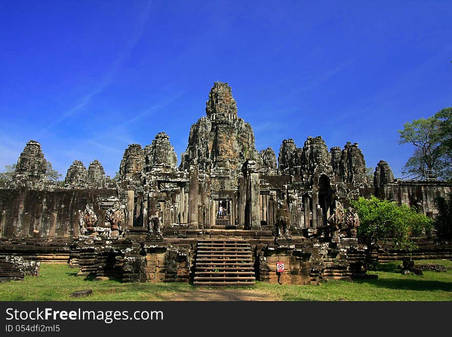 Bayon face, Angkor wat, Combodia