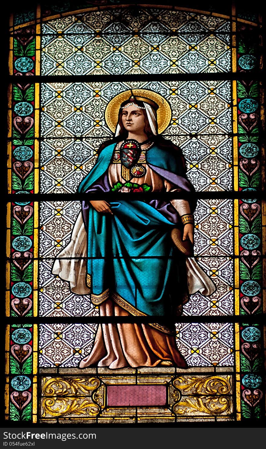 Virgin Mary, On Stained Glass