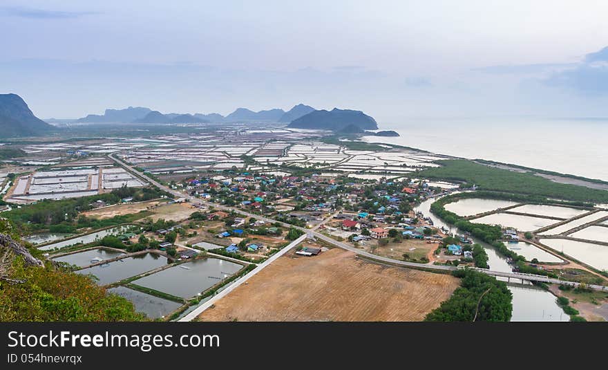 Landscape viewpoint at Khao Daeng