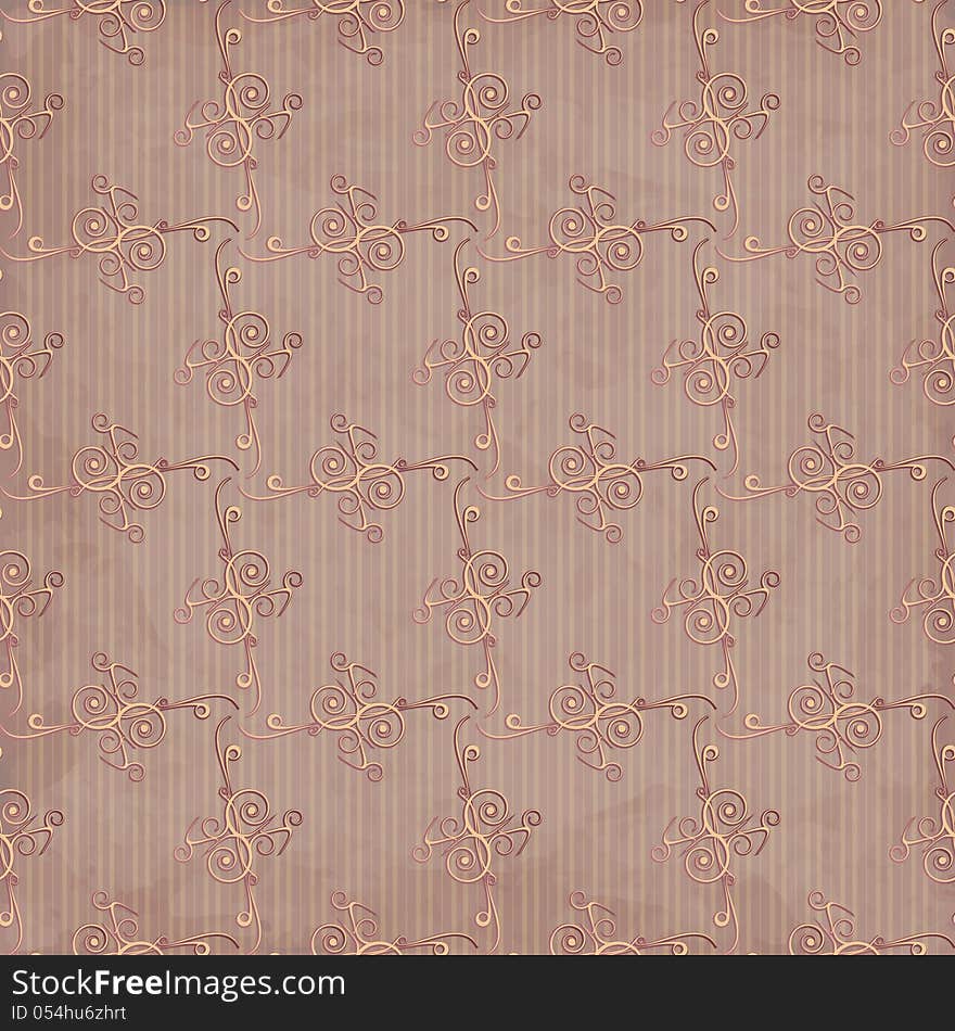 New pink style wallpaper with vintage ornament elements can use like background. New pink style wallpaper with vintage ornament elements can use like background