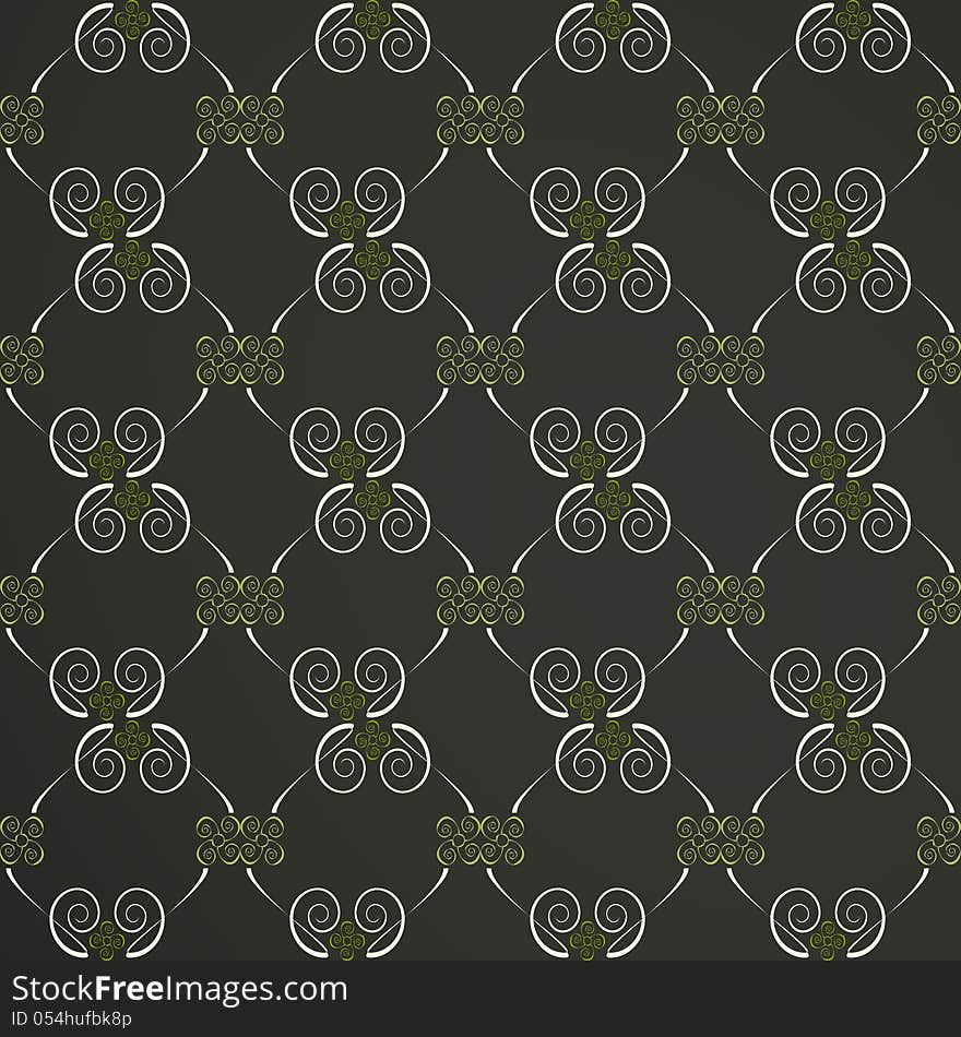 New retro style pattern with abstract ornament can use like vintage background. New retro style pattern with abstract ornament can use like vintage background