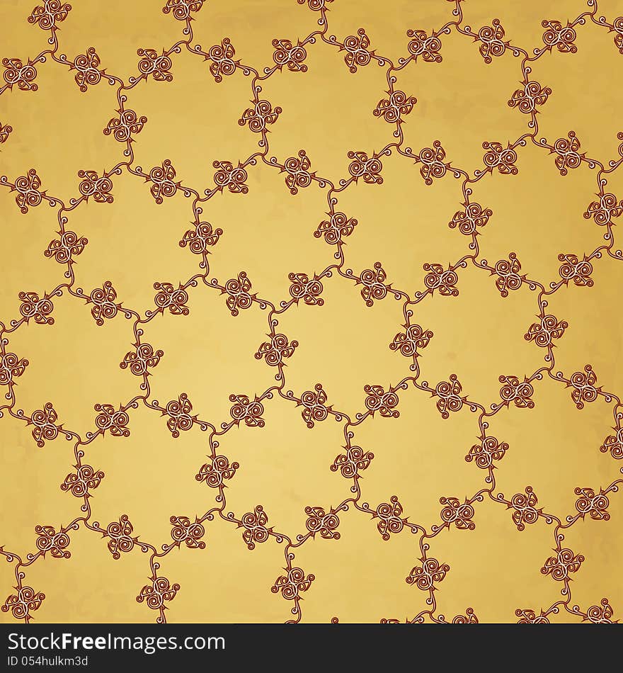 New abstract backdrop with honeycomb style decoration elements can use like vintage background. New abstract backdrop with honeycomb style decoration elements can use like vintage background