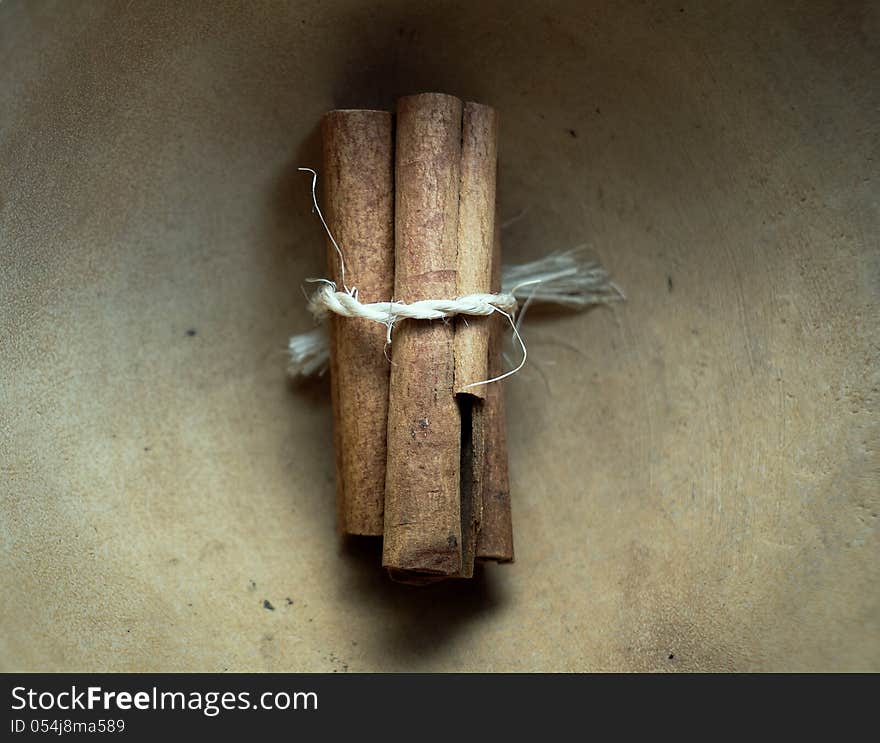 Dry cinnamon bouquet