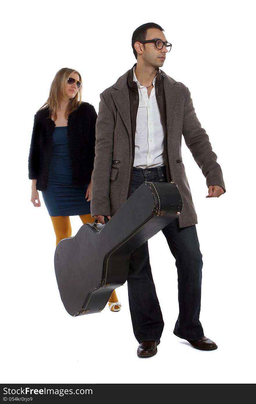 Musician With His Girlfriend