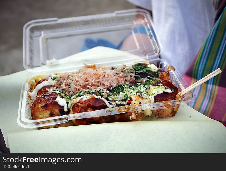 Takoyaki - Japanese food