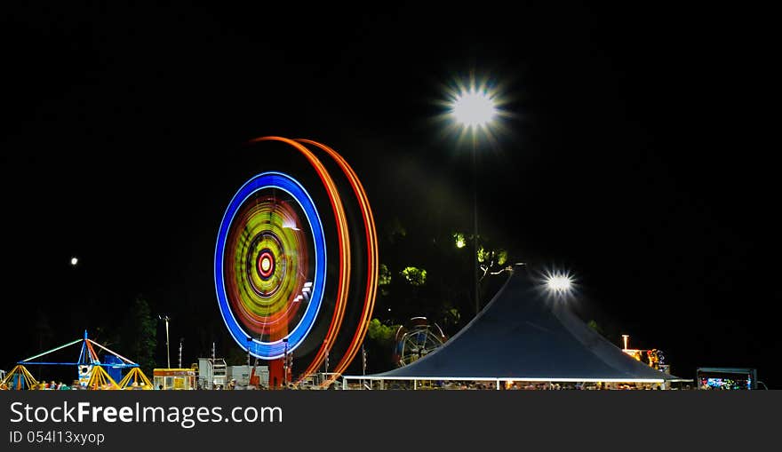 Carnival at night