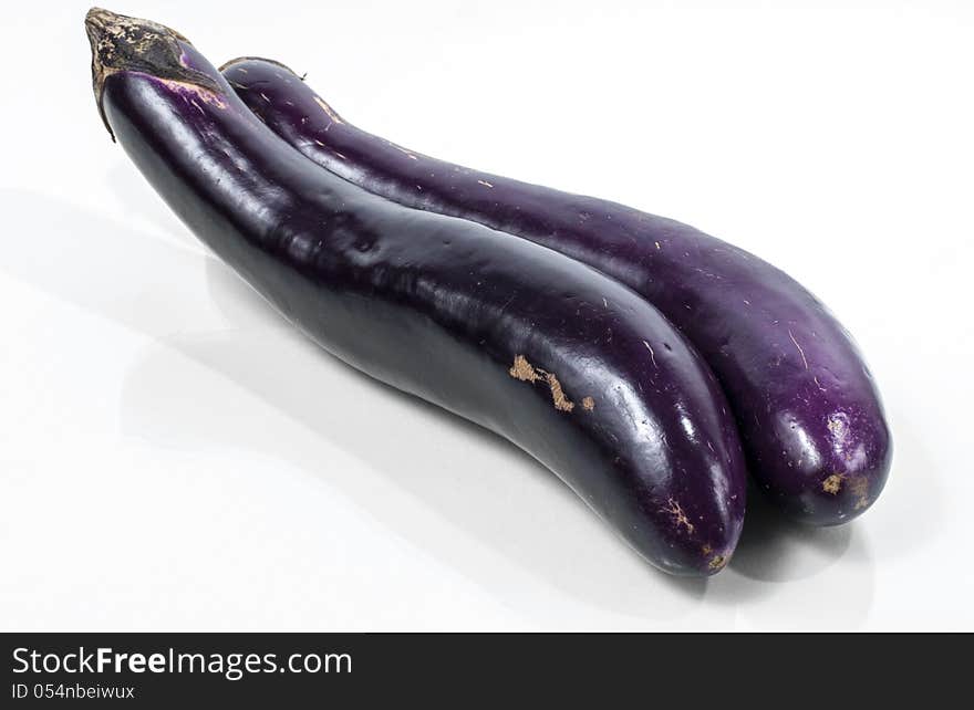 Chinese eggplant produce for super market display