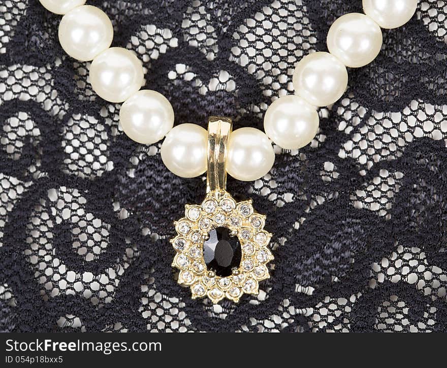 Pendant On Pearls