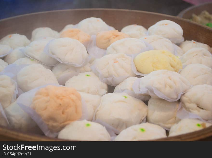 Chinese food name steamed buns