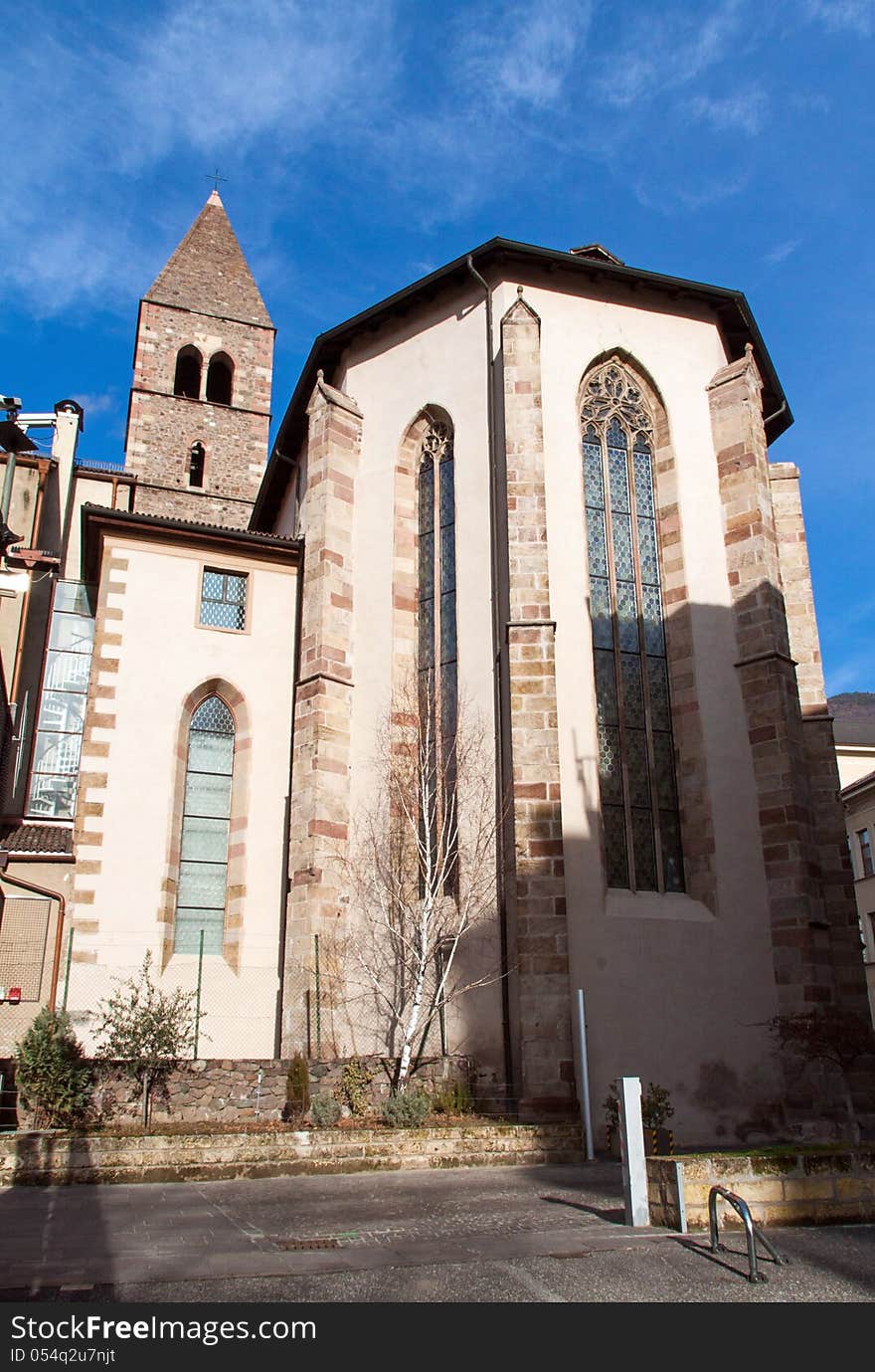 The Dominican monastery in Bolzano