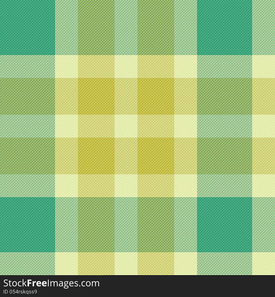 Color Fabric Plaid. Seamless Vector Illustration.