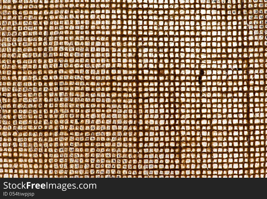 Texture of woven jute