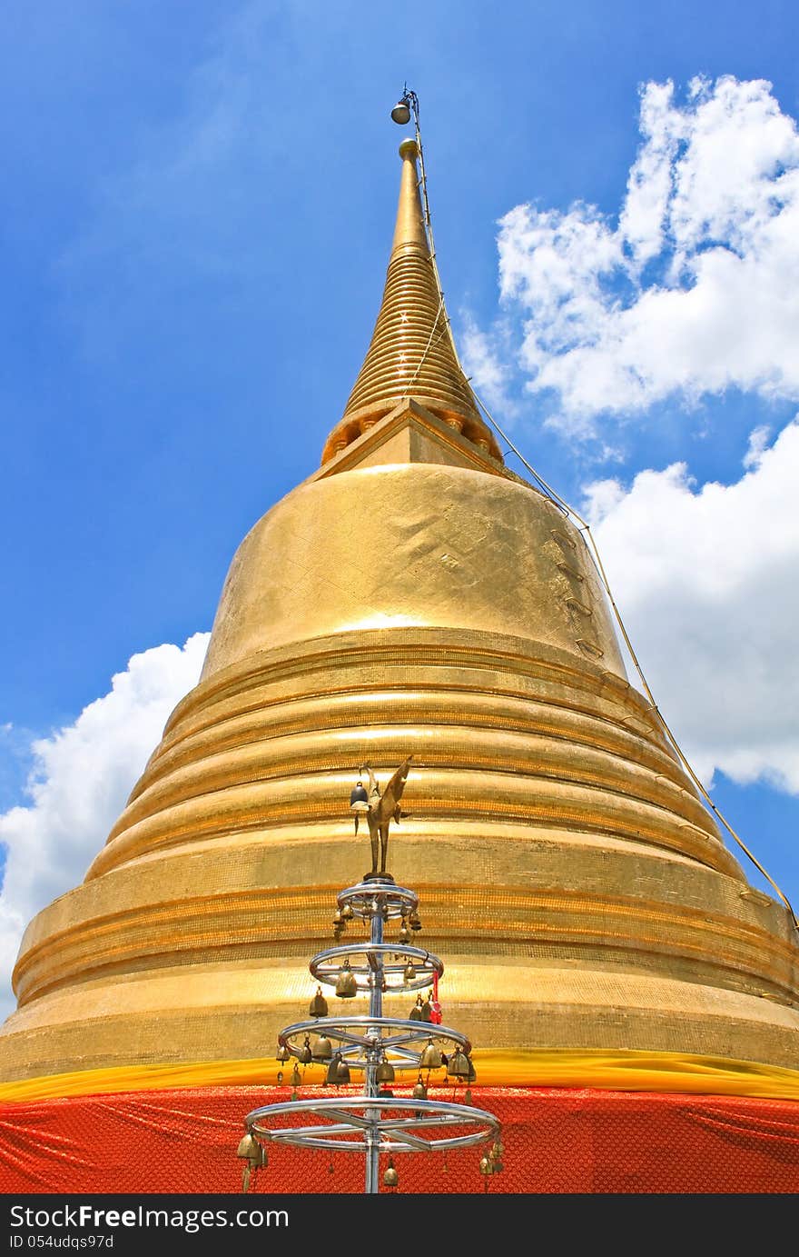 Traditional Thai style Buddhist church temple. religion. Traditional Thai style Buddhist church temple. religion