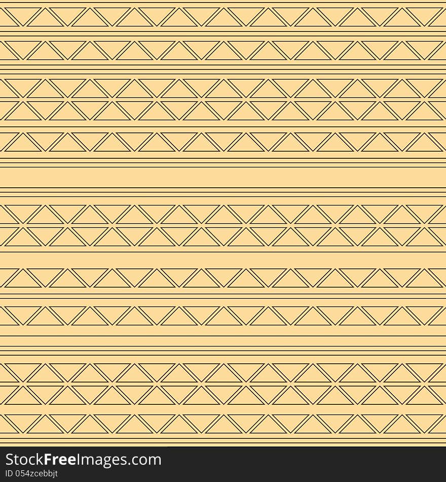 Seamless pattern with triangles