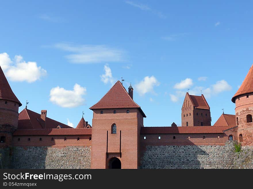 Trakai Island Castle (Lithuanian: Trakų salos pilis) is an island castle located in Trakai, Lithuania on an island in lake Galve.