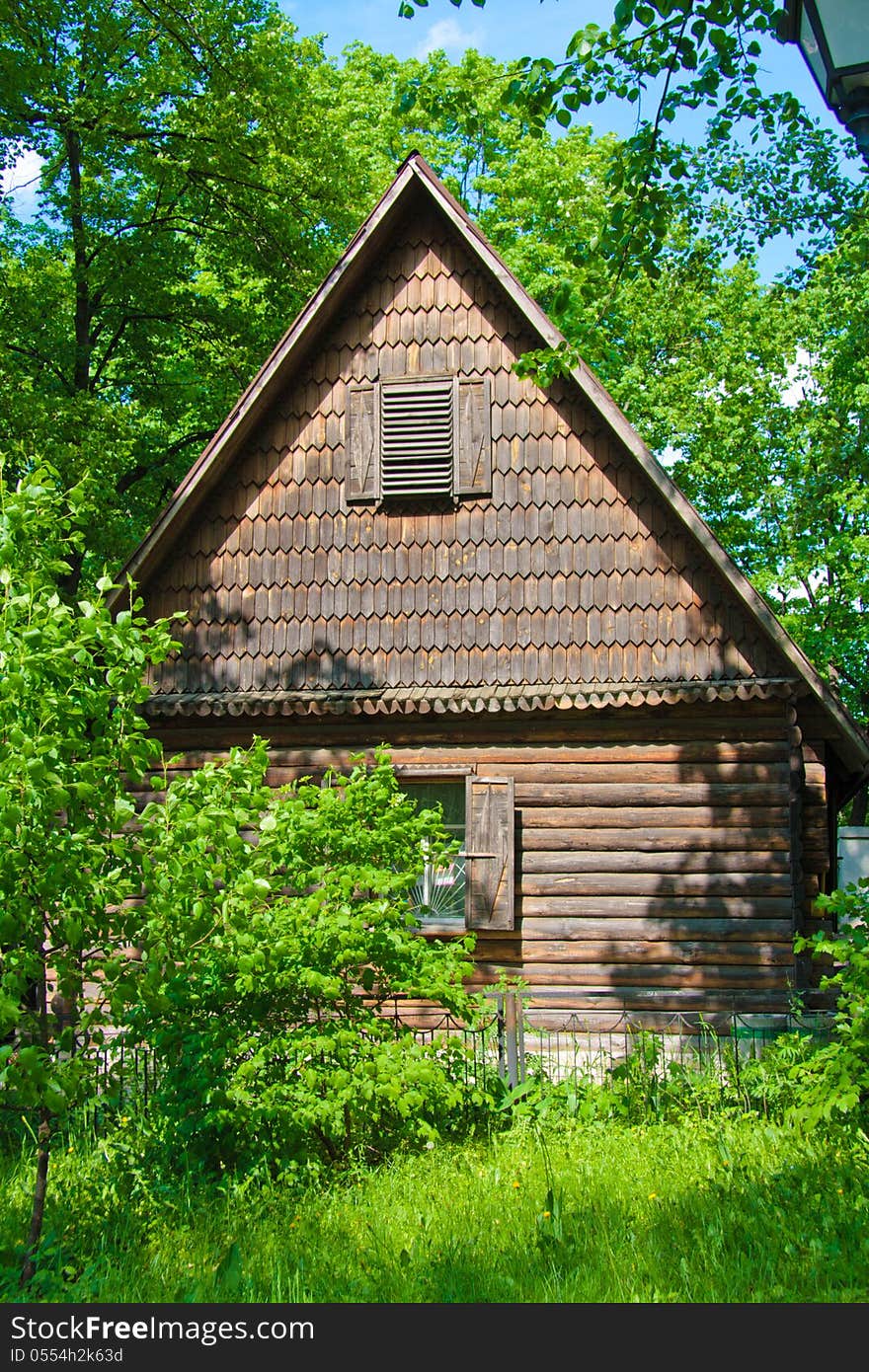 Old house in the woods