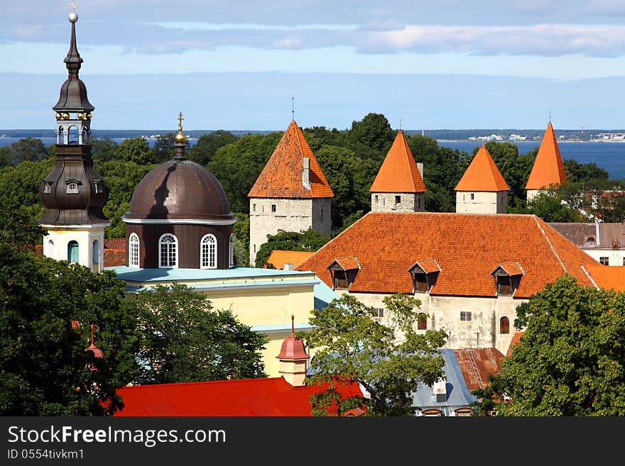 The Old Town In Tallinn, Estonia