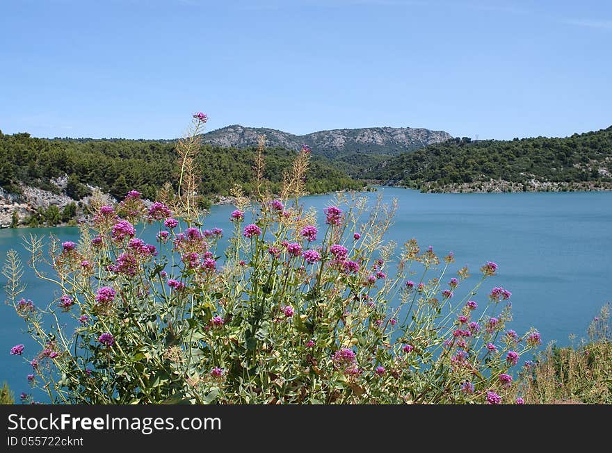 Lake in Provence